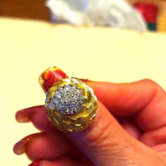 18K gold and diamond ring. - Picture 12 of 16